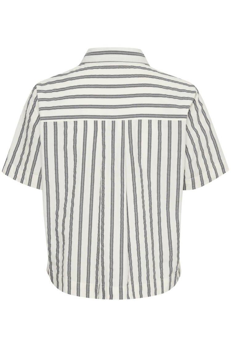 Part Two Gefion Shirt Dark Navy Stripe