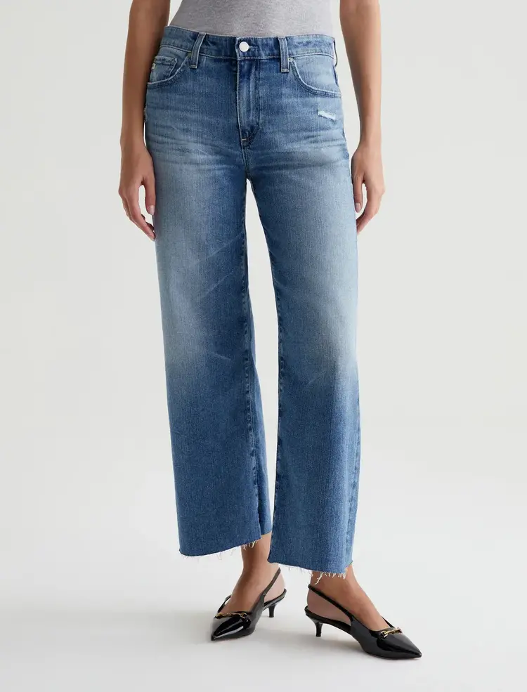 AG Denim Saige Wide Leg Crop  - 17 Years Wilshire