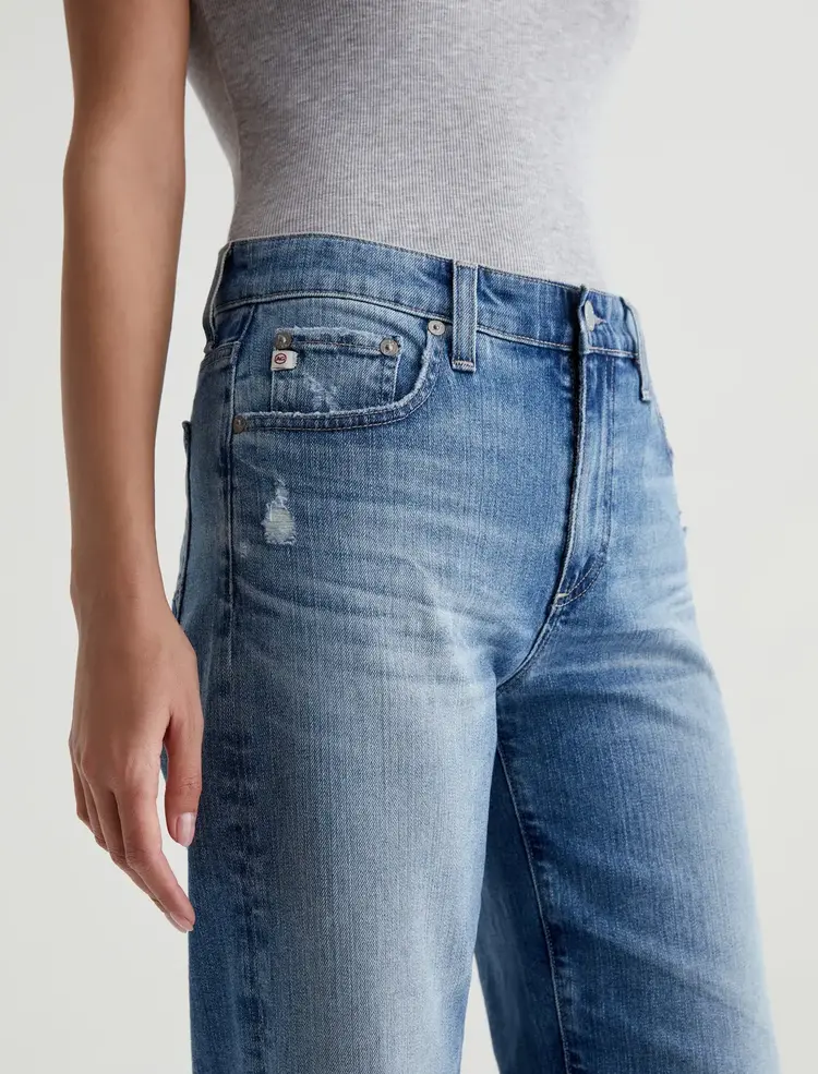 AG Denim Saige Wide Leg Crop  - 17 Years Wilshire