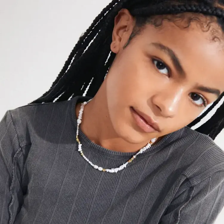 Pilgrim Jewellery Force Necklace White