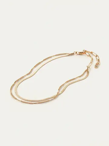 Jenny Bird Surfside Anklet Gold