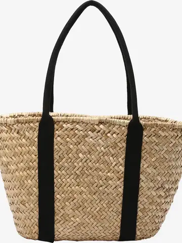 Part Two Geske Rattan Bag Natural Raw
