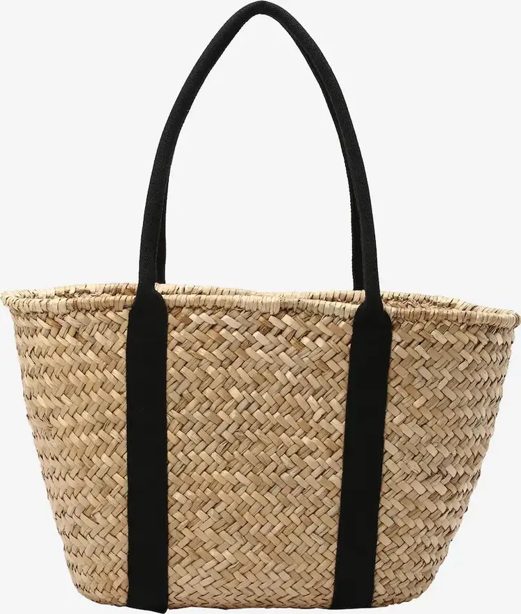 Part Two Geske Rattan Bag Natural Raw