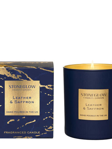 Stoneglow Leather & Saffron Tumbler