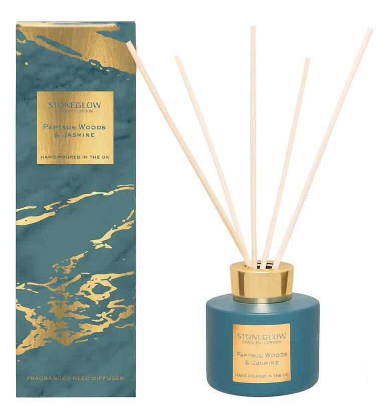 Stoneglow Papyrus Woods & Jasmine  Reed Diffuser
