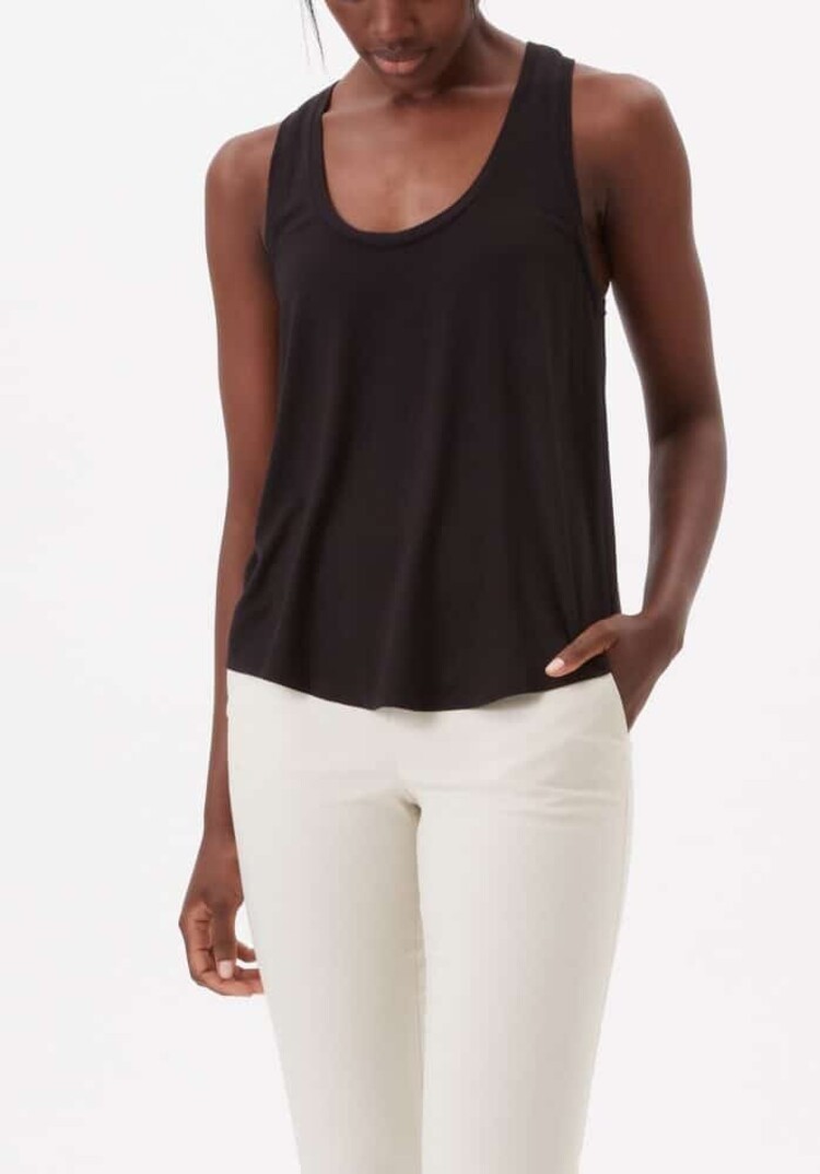 Agnes Racerback Tank Black