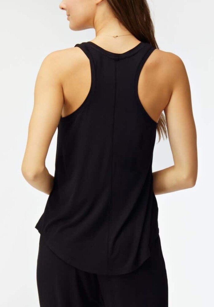Agnes Racerback Tank Black