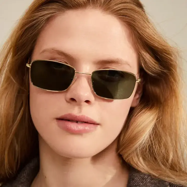 Pilgrim Jewellery Yeider Sunnies Green/Gold