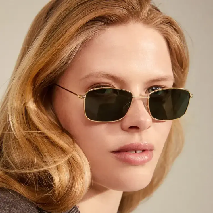 Pilgrim Jewellery Yeider Sunnies Green/Gold