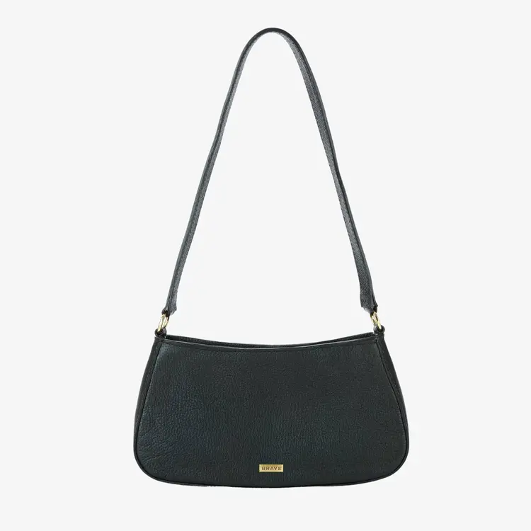 Brave Leather Stefani Studded Bag Black Nappa Leather