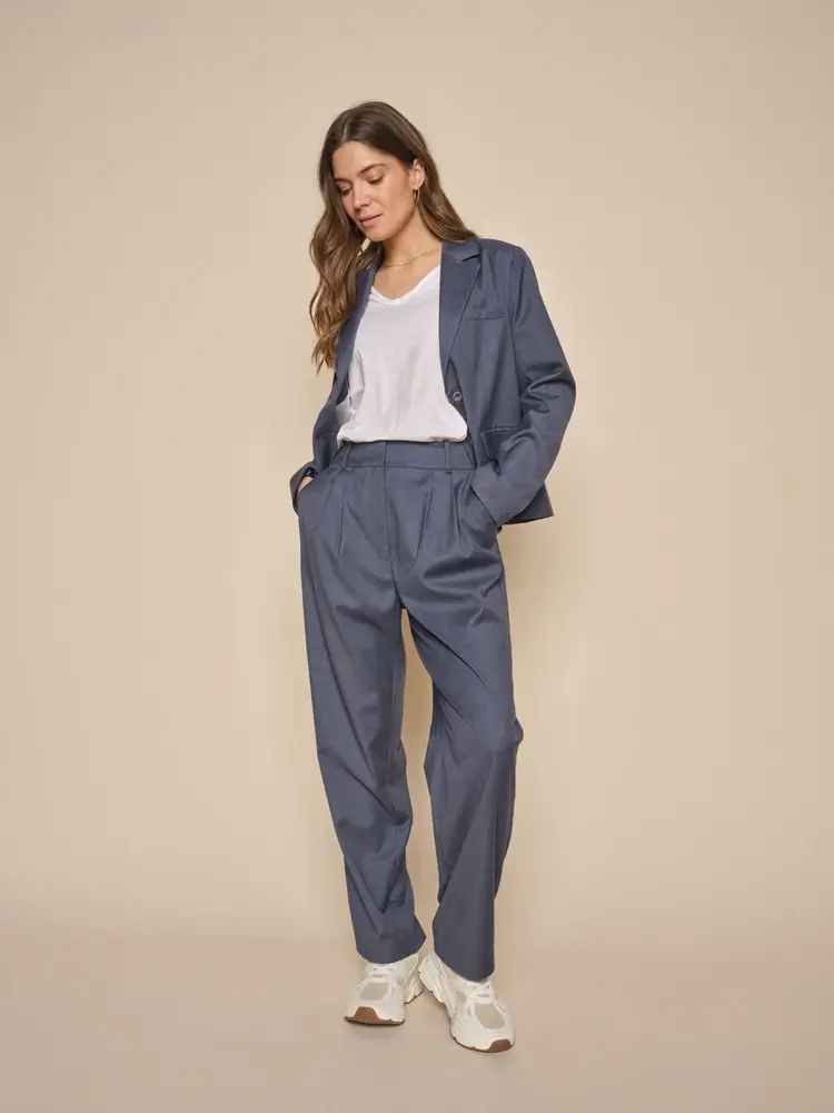 Mos Mosh Rillo Chleo Pant Navy Blazer