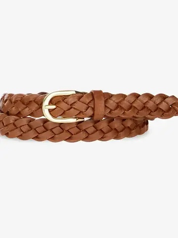 Brave Leather Avani Woven Belt Bronze Nappa