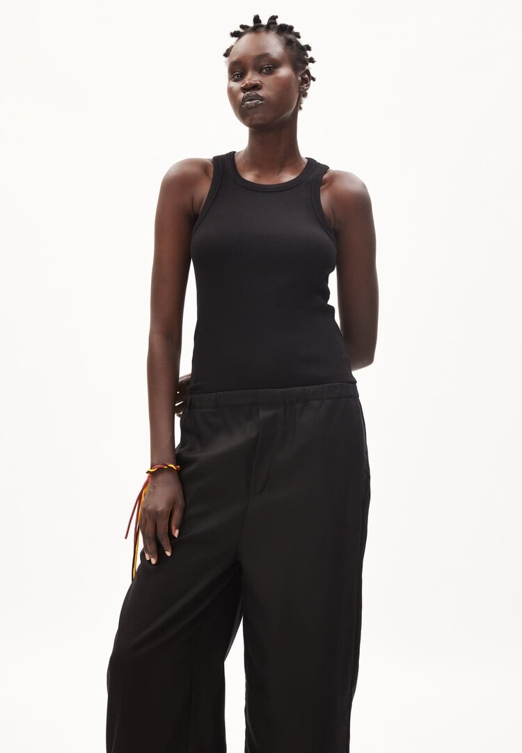 Armed Angels KANITAA Ribbed Tank Black