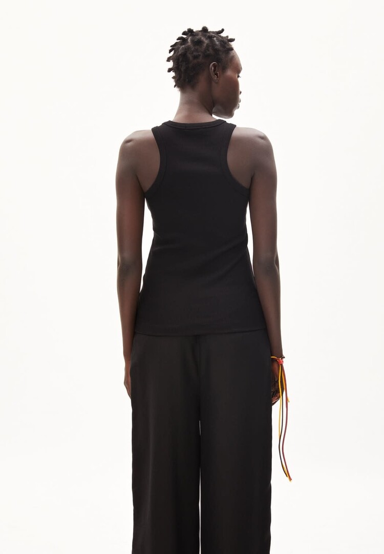 Armed Angels KANITAA Ribbed Tank Black