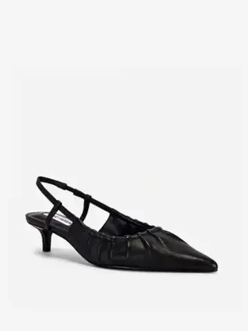 Steve Madden Syrah Sling Back Kitten Heel Black
