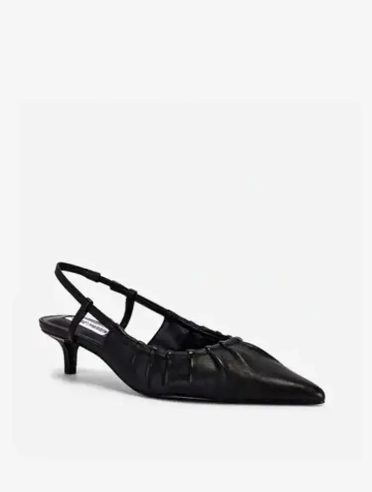 Steve Madden Syrah Sling Back Kitten Heel Black
