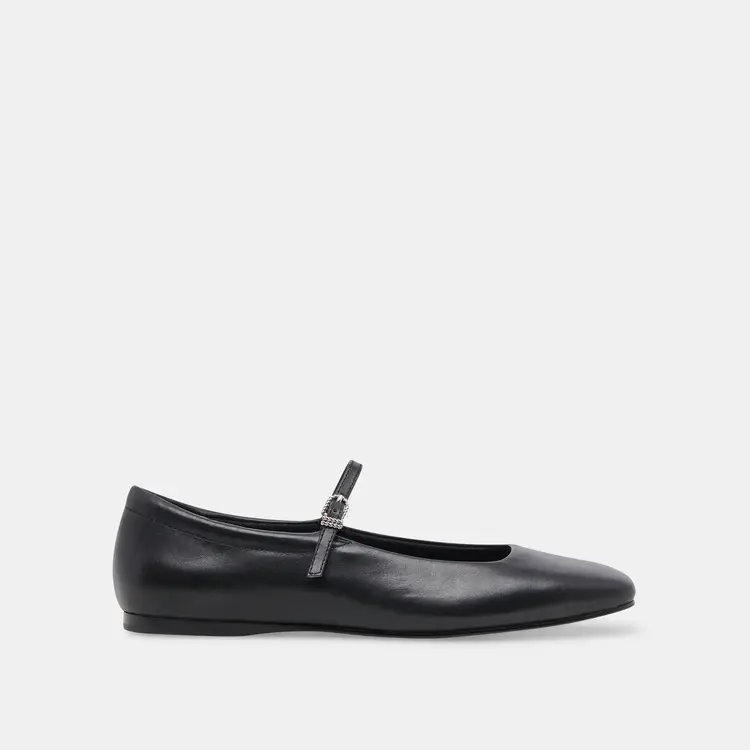 Dolce Vita Reyes Ballet Shoe Black Leather