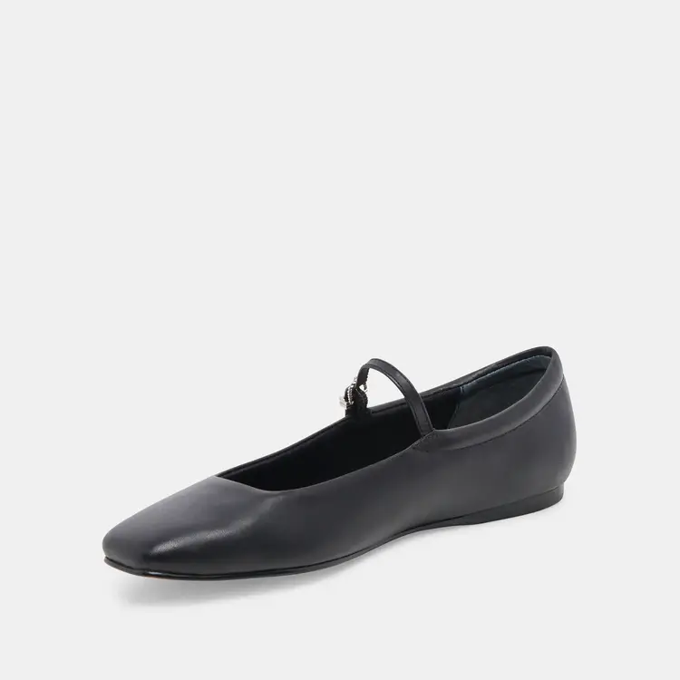 Dolce Vita Reyes Ballet Shoe Black Leather