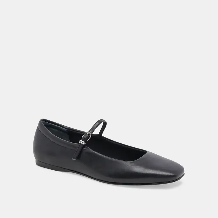 Dolce Vita Reyes Ballet Shoe Black Leather