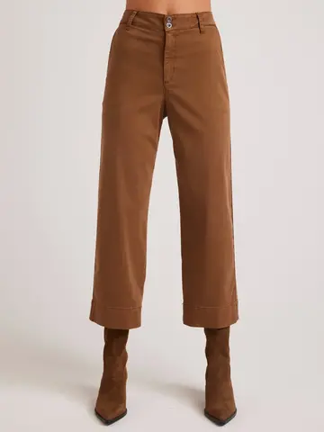 Bella Dahl Sofia Wide Leg Crop Spiced Brown