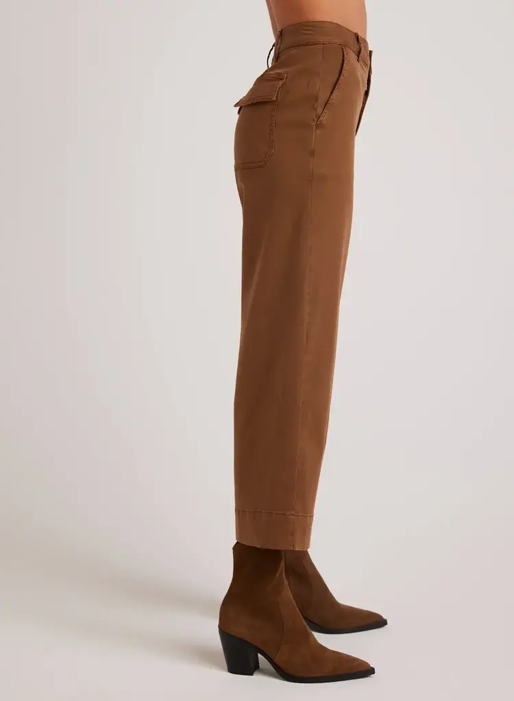 Bella Dahl Sofia Wide Leg Crop Spiced Brown