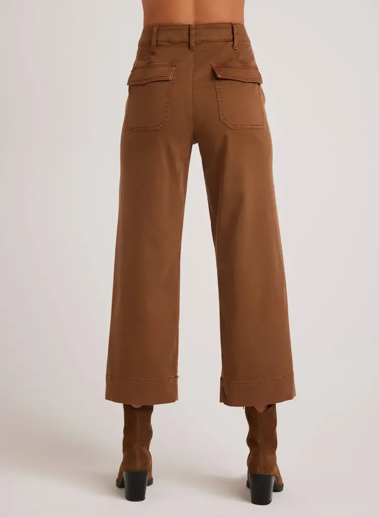 Bella Dahl Sofia Wide Leg Crop Spiced Brown