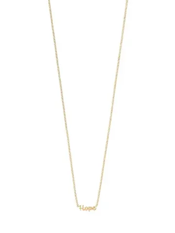 Pilgrim Jewellery HOPE Recycled Necklace Gold