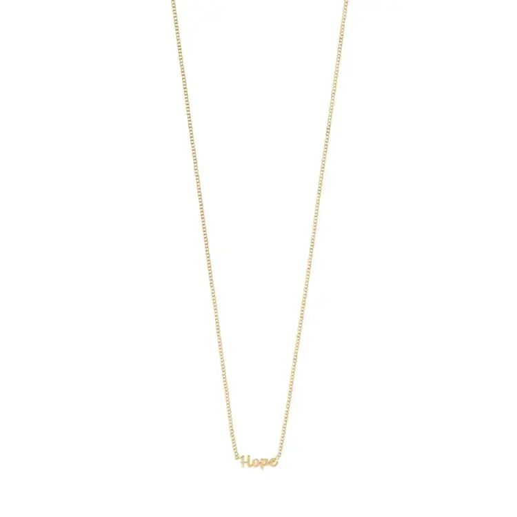 Pilgrim Jewellery HOPE Recycled Necklace Gold