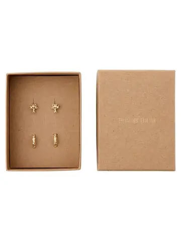 Pilgrim Jewellery PIPER Recycled Earring Gift Set Gold