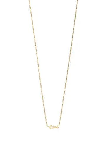 Pilgrim Jewellery LOVE Recycled Necklace Gold