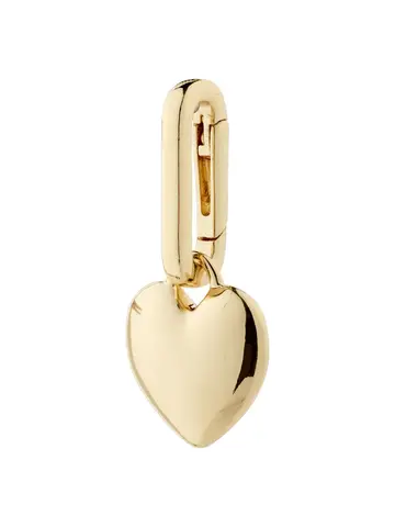 Pilgrim Jewellery CHARM Recycled Heart Pendant Gold