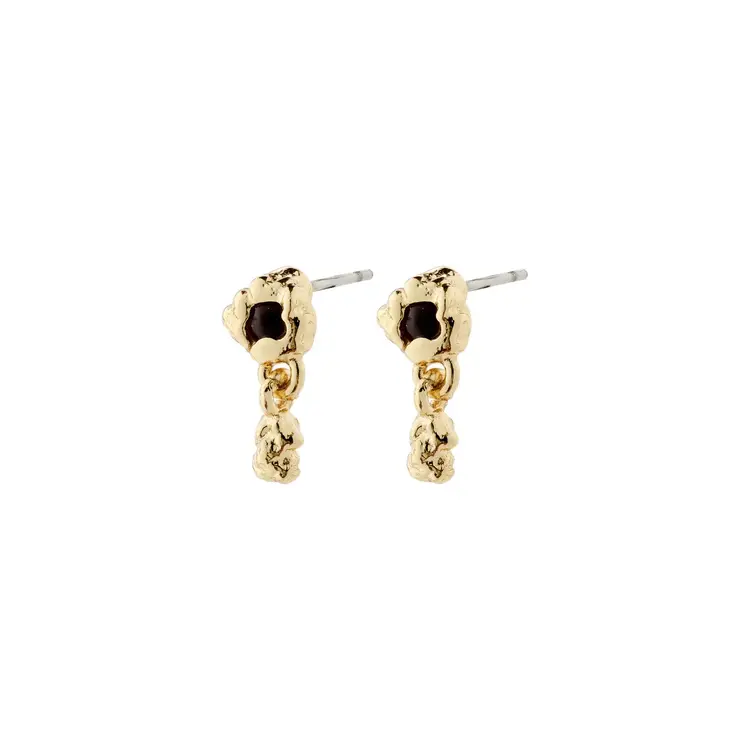 Pilgrim Jewellery RYPER Recycled Earrings Gold