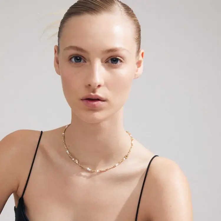 Pilgrim Jewellery FOCUS Recycled Necklace Gold