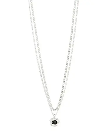 Pilgrim Jewellery ACT Recycled 2 in 1 Necklace Silver