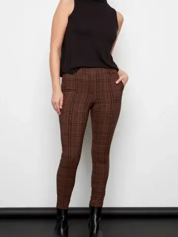 Gwyneth Pant Chestnut Plaid