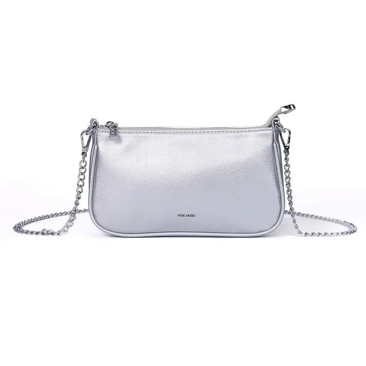 Pixie Mood FRANCINE Chain Crossbody Silver