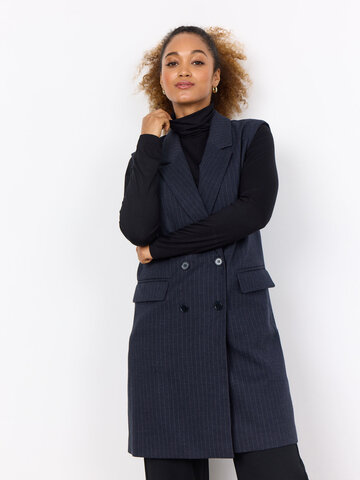 Soyaconcept Isabelle 3 Waistcoat Blue Iris