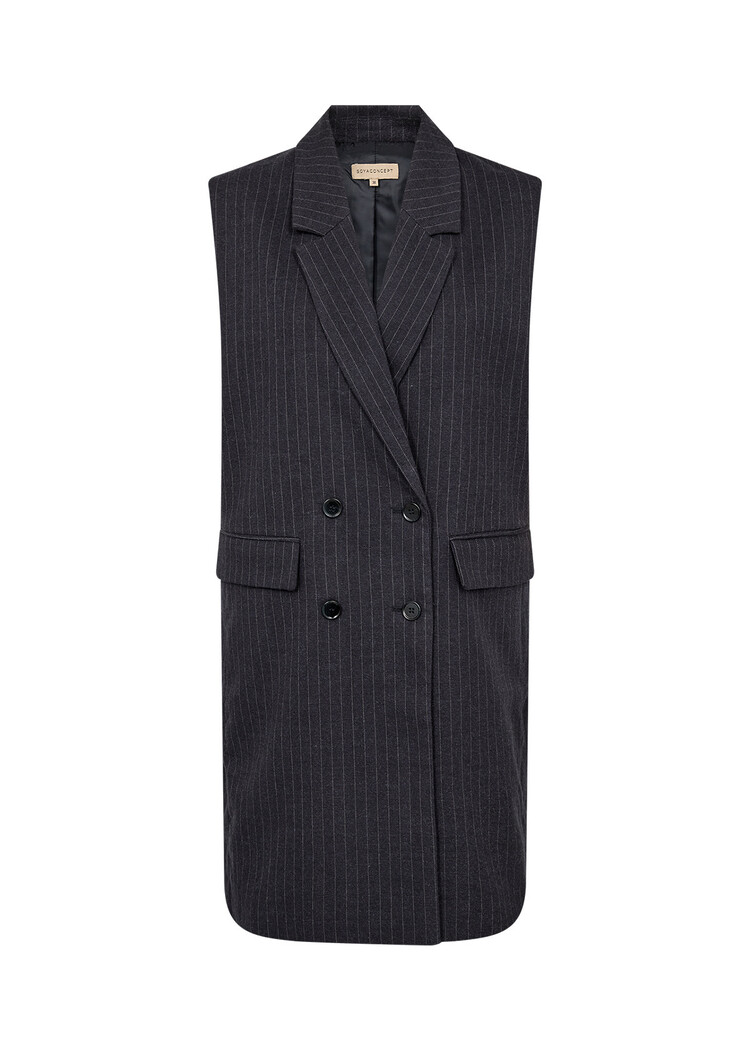 Soyaconcept Isabelle 3 Waistcoat Blue Iris