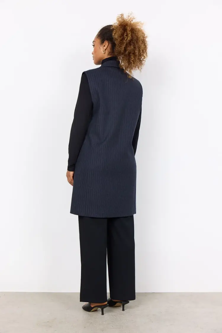 Soyaconcept Isabelle 3 Waistcoat Blue Iris