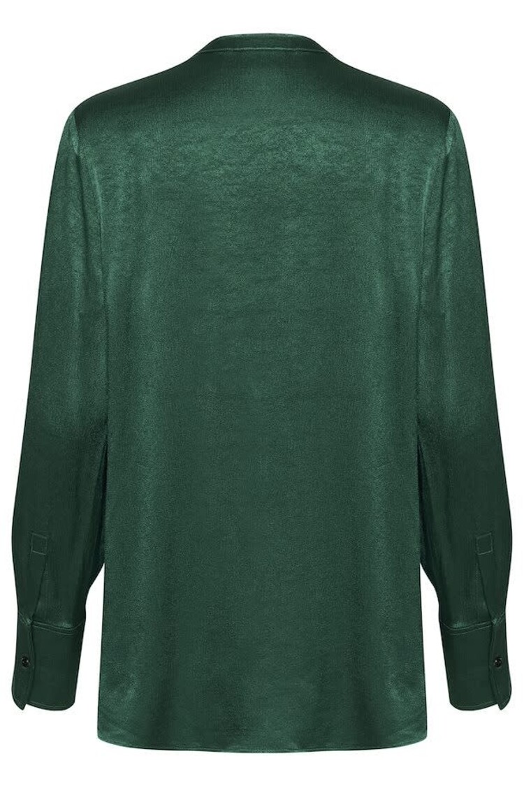 Soaked in Luxury Evaline Blouse Rain Forest