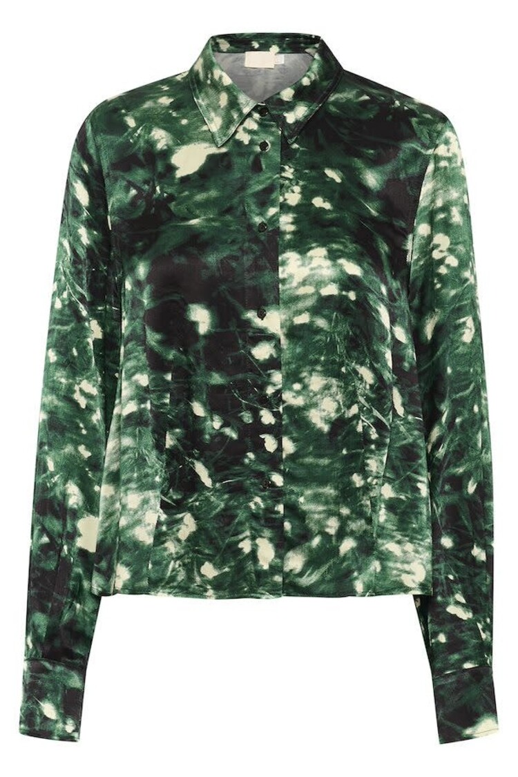 Soaked in Luxury Mira Blouse Rain Forest Splash