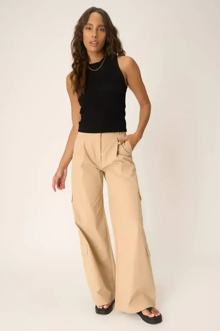 Project Social T Player Racerback Rib Tank Black