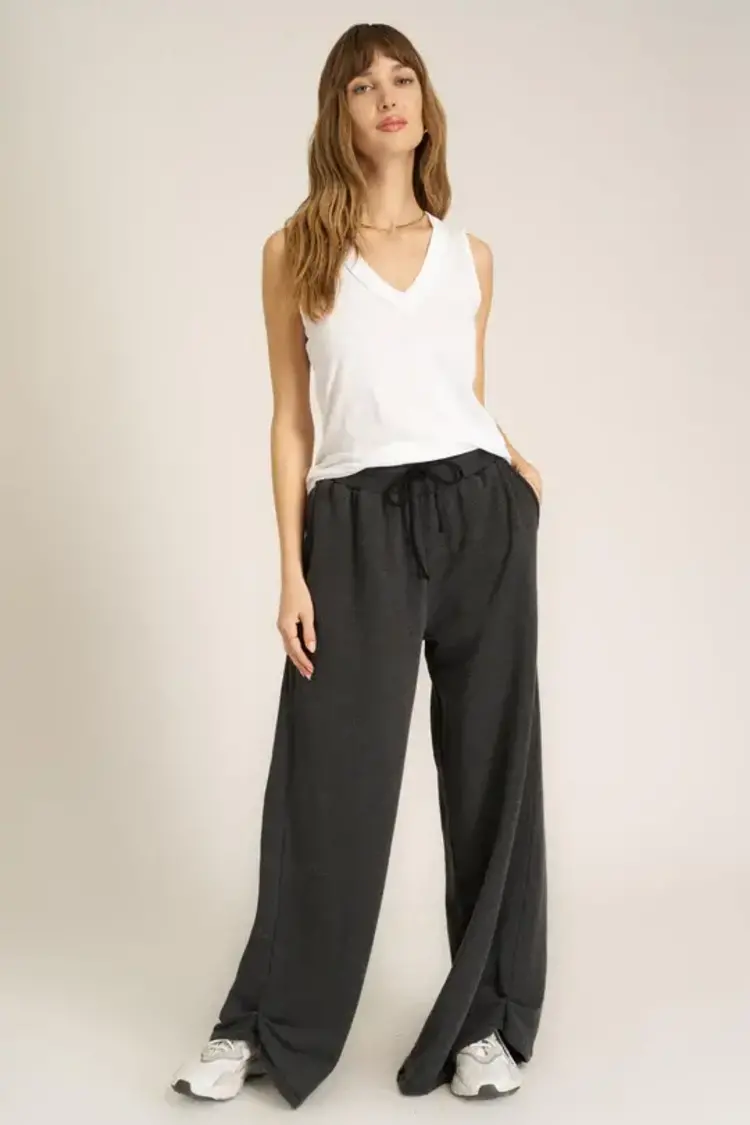 Project Social T Let Me Know Slub V-Neck Tank White