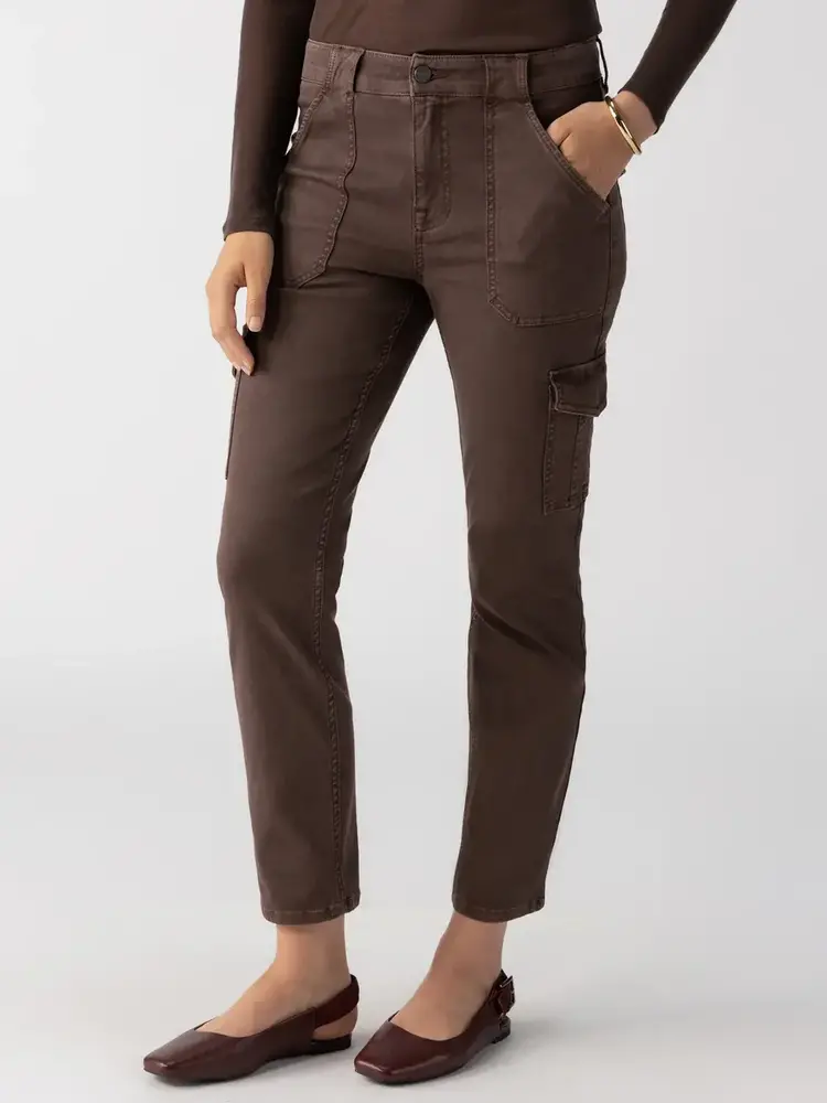Sanctuary Sculpted Hayden Cargo Pant Brown Sugar