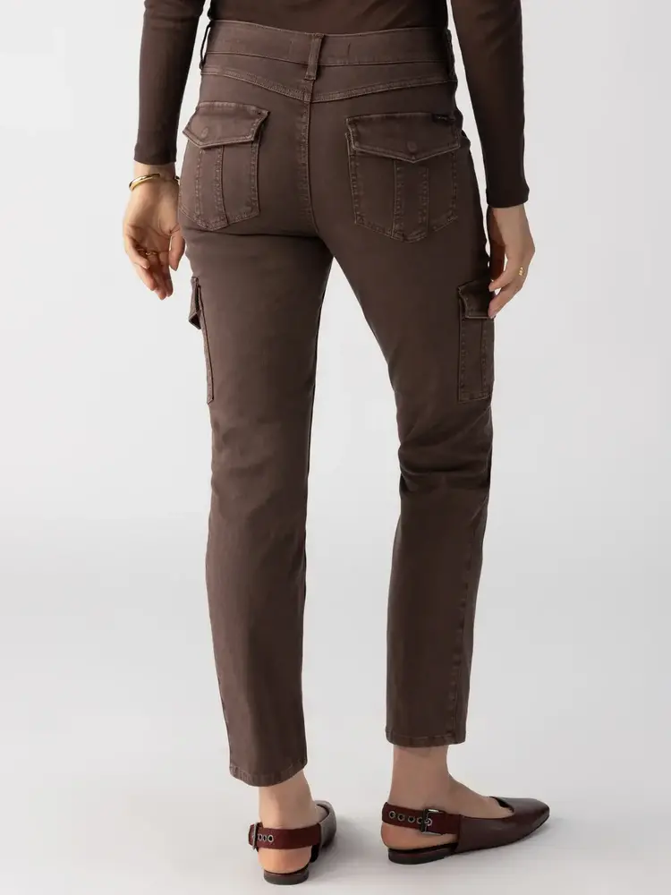 Sanctuary Sculpted Hayden Cargo Pant Brown Sugar