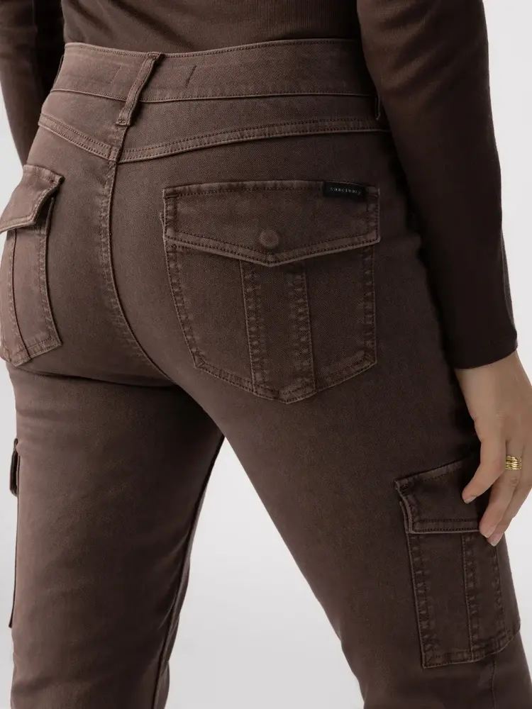 Sanctuary Sculpted Hayden Cargo Pant Brown Sugar
