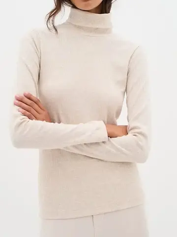 InWear Dagnal Rollneck Melange Ecru