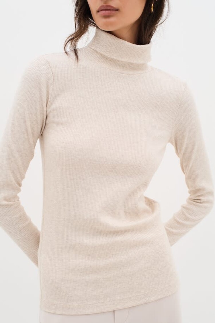 InWear Dagnal Rollneck Melange Ecru