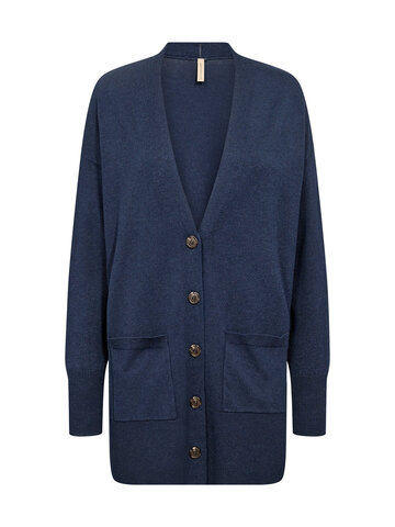 Soyaconcept Dollie 739 Knit Cardigan Blue Iris Melange