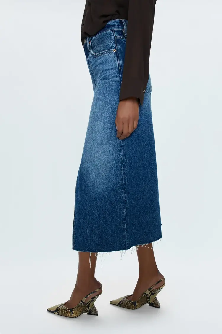 Pistola Alice High Rise Midi Skirt - Fairfax